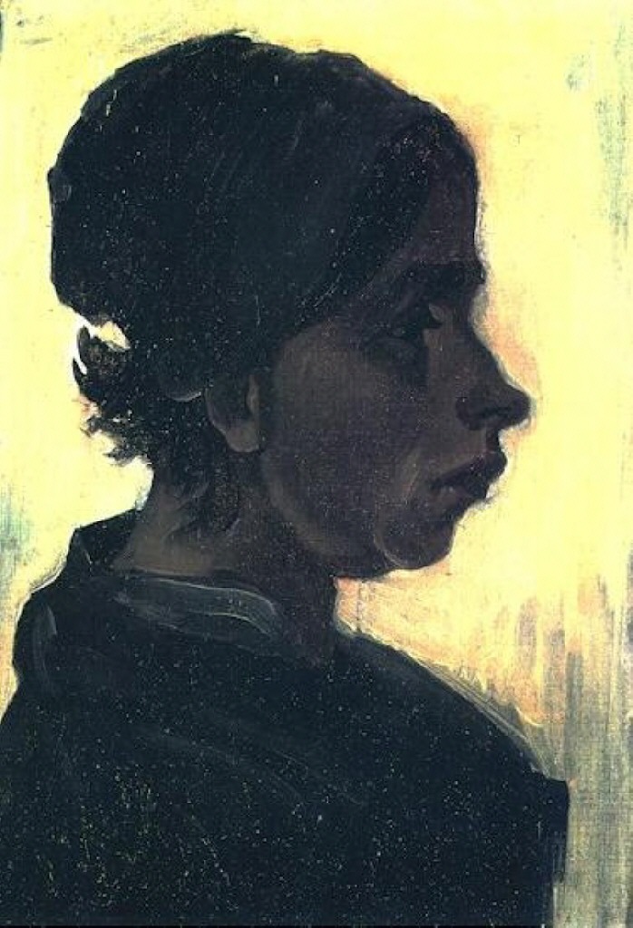 Картина Ван Гога Портрет крестьянки в темном чепце 1885